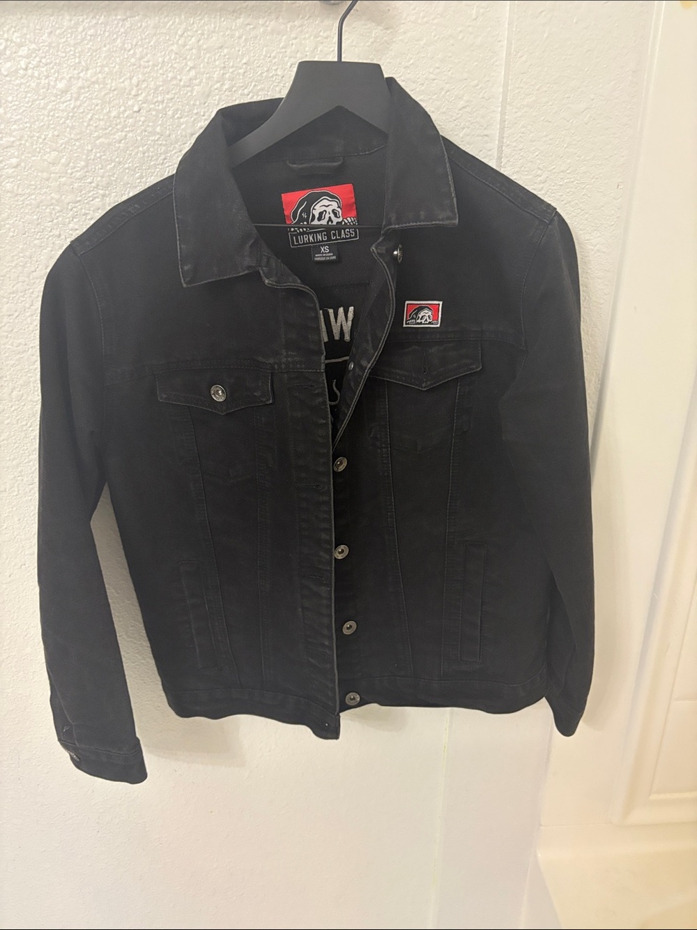 Lurking Class Black Denim Jean Jacket - Women's